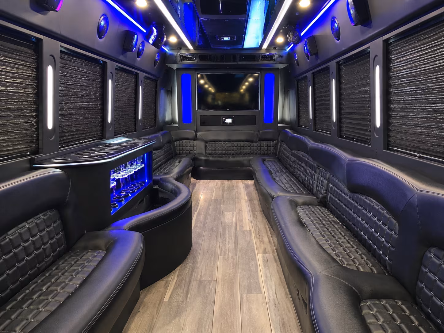 across tracy california party bus rental