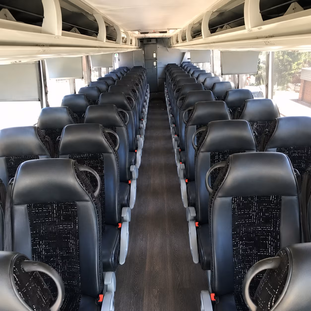 tracy charter bus services inside