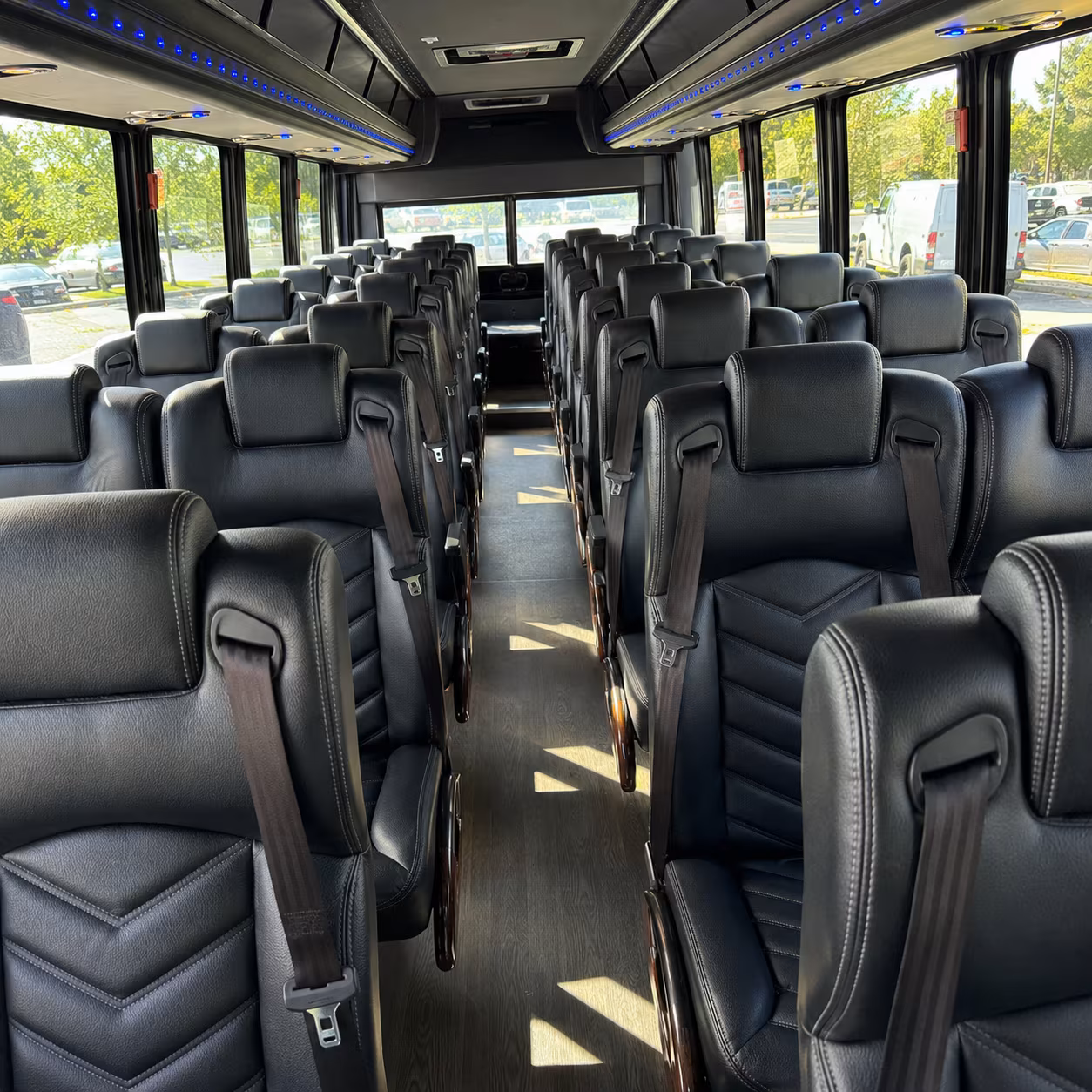 tracy employee transportation onboard seating