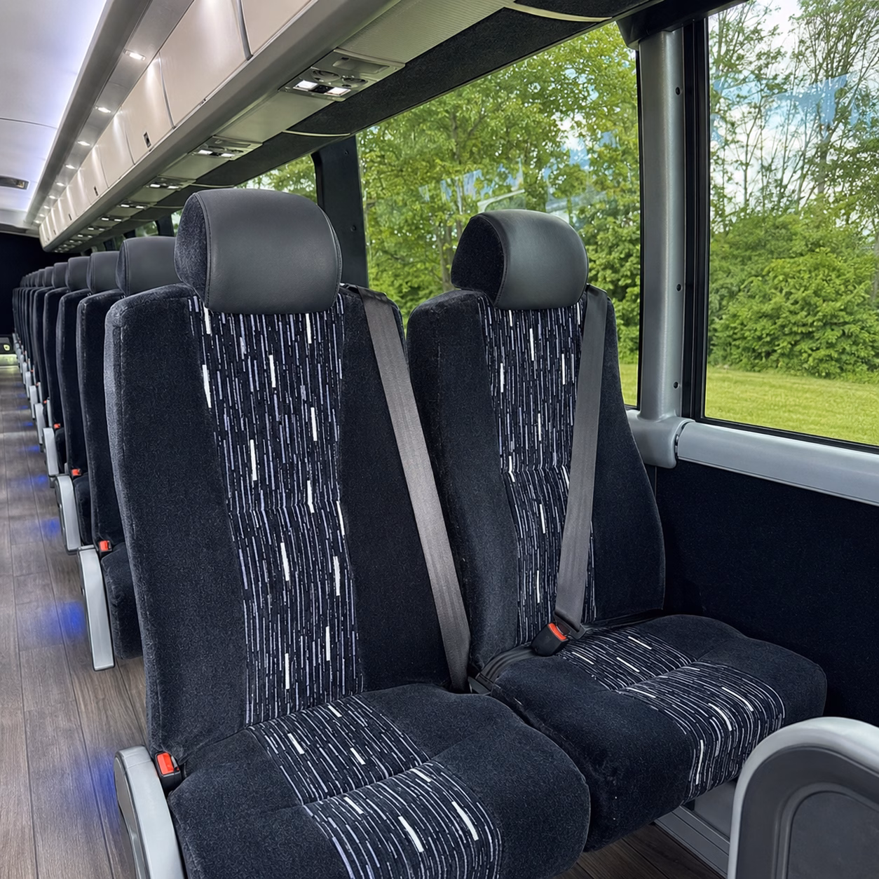 tracy religious group transportation onboard seating